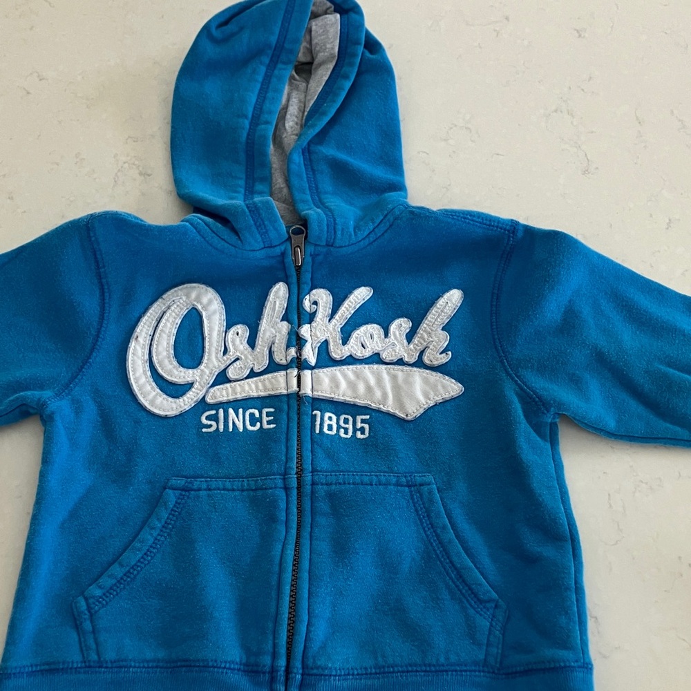 OshKosh B'gosh Vibrant Blue Zip-Up